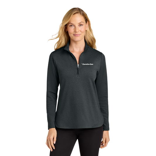 Port Authority® Women's C-FREE® Double Knit 1/4-Zip