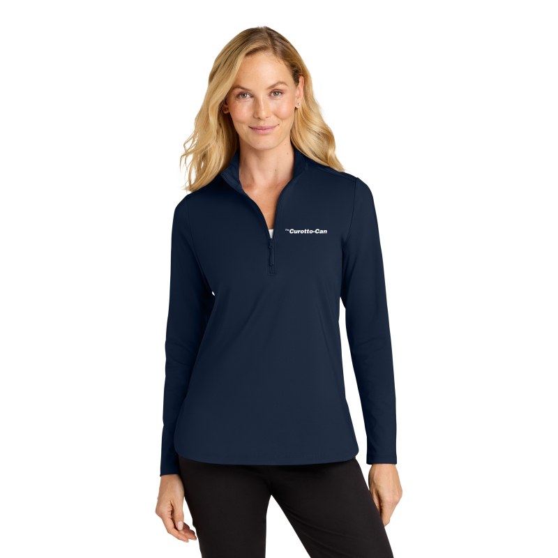 Port Authority® Ladies C-FREE® Double Knit 1/4-Zip