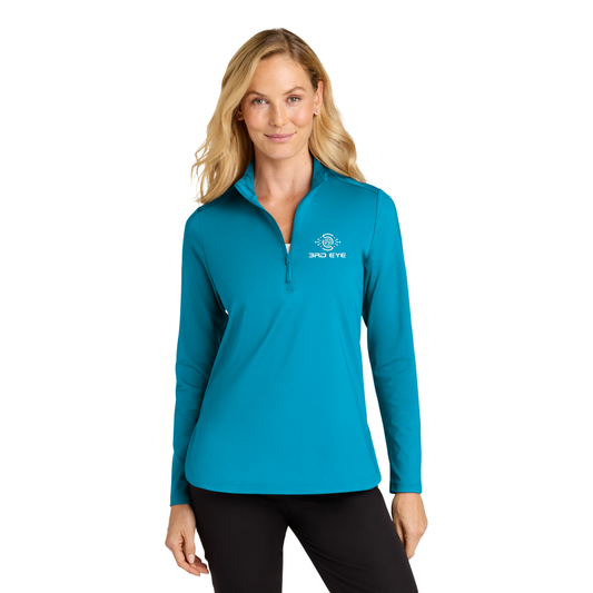 Port Authority Ladies C-FREE Double Knit 1/4-Zip