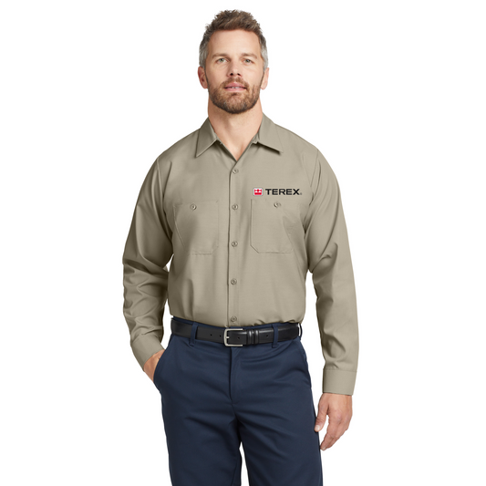 Red Kap® Long Sleeve Industrial Work Shirt