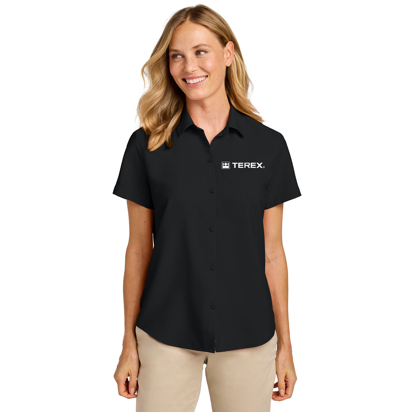 Port Authority® Women’s Short Sleeve UV Dockside Shirt