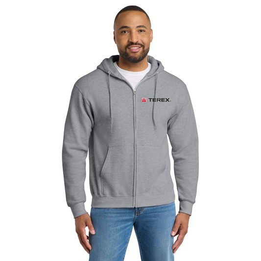 Port & Co™ Tall Essential Fleece Full-Zip Hooded Sweatshirt
