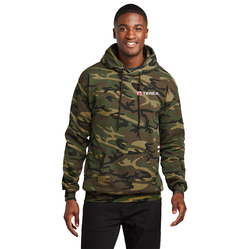 Port & Company Core Fleece Camo Pullover Hooded Sweatshirt