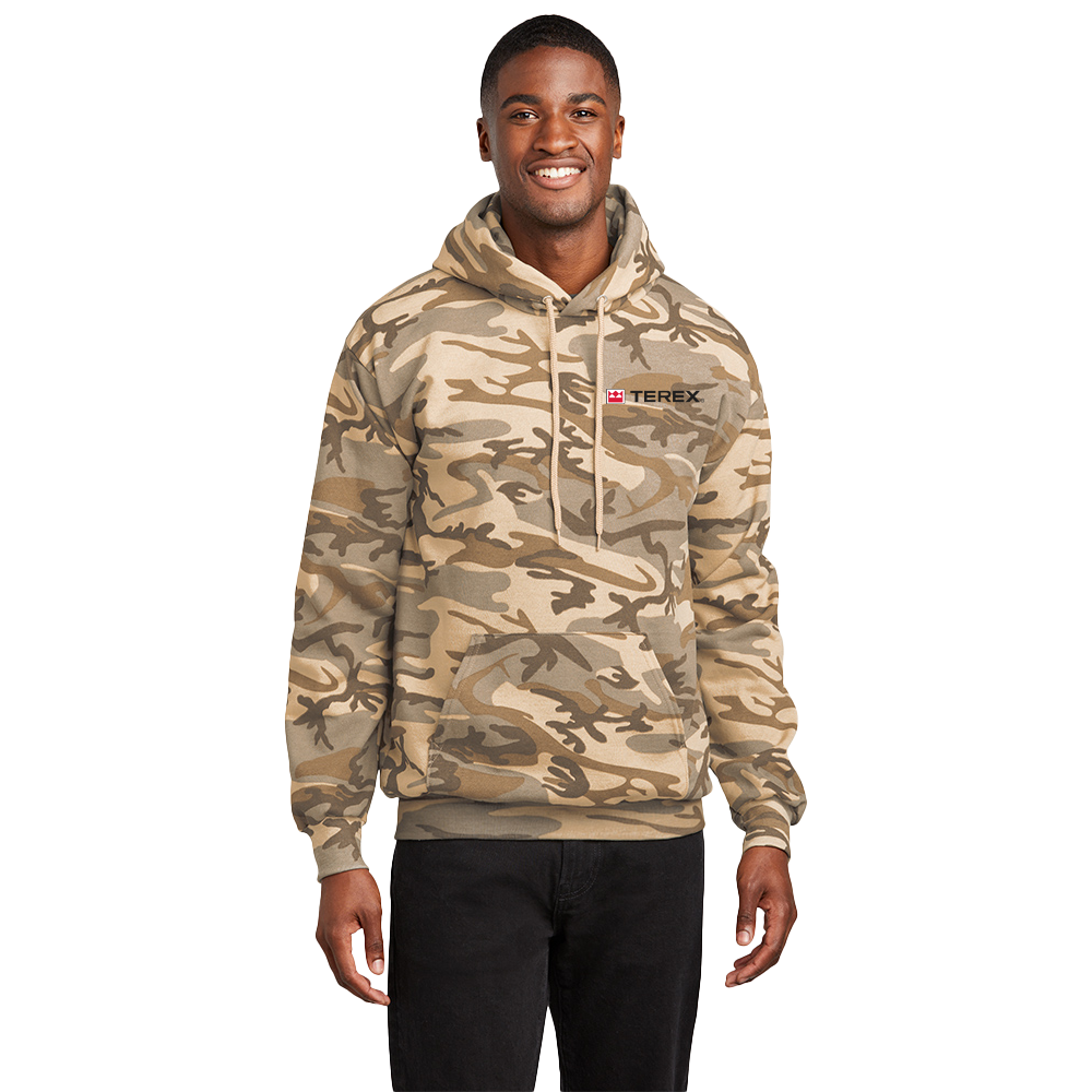 Port & Company Core Fleece Camo Pullover Hooded Sweatshirt