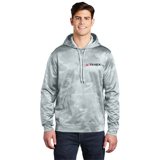 Sport-Tek Sport-Wick CamoHex Fleece Hooded Pullover