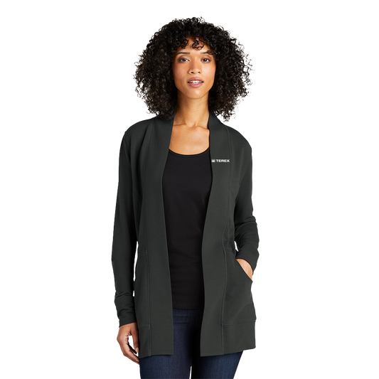 Port Authority Ladies MicroTerry Cardigan