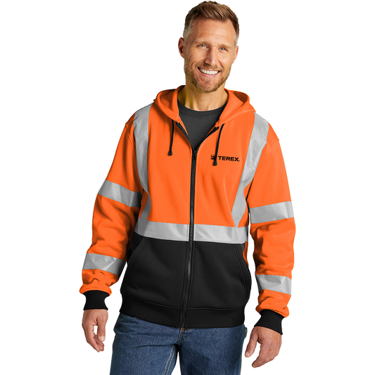 Corner Stone ANSI Class 3 Heavy- Duty Fleece Full-Zip Hoodie