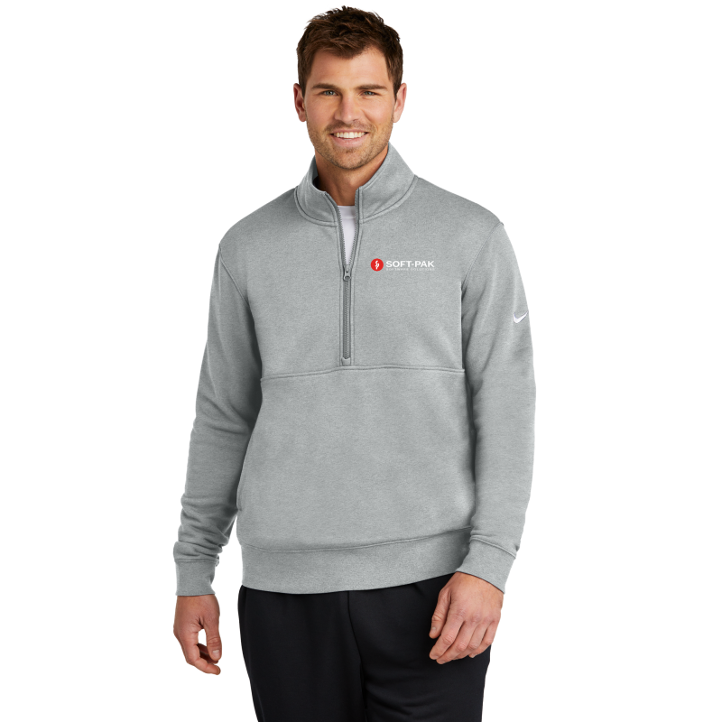 Nike Club Fleece Sleeve Swoosh 1/2-Zip