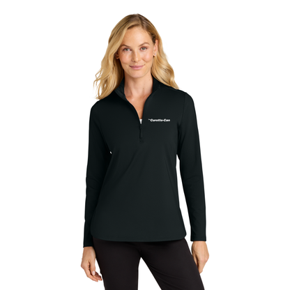 Port Authority® Ladies C-FREE® Double Knit 1/4-Zip
