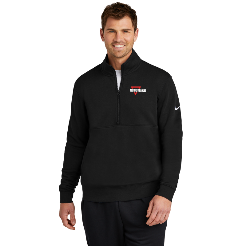 Nike Club Fleece Sleeve Swoosh 1/2-Zip