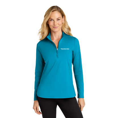 Port Authority® Ladies C-FREE® Double Knit 1/4-Zip