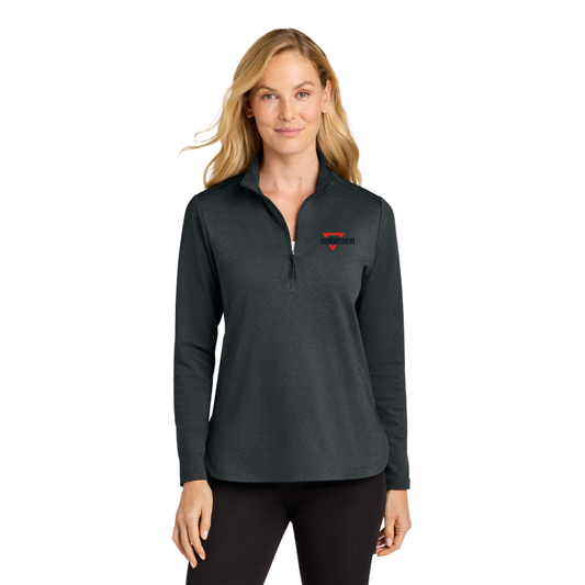Port Authority Ladies C-FREE Double Knit 1/4-Zip