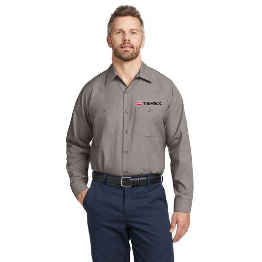 Red Kap® Long Sleeve Industrial Work Shirt