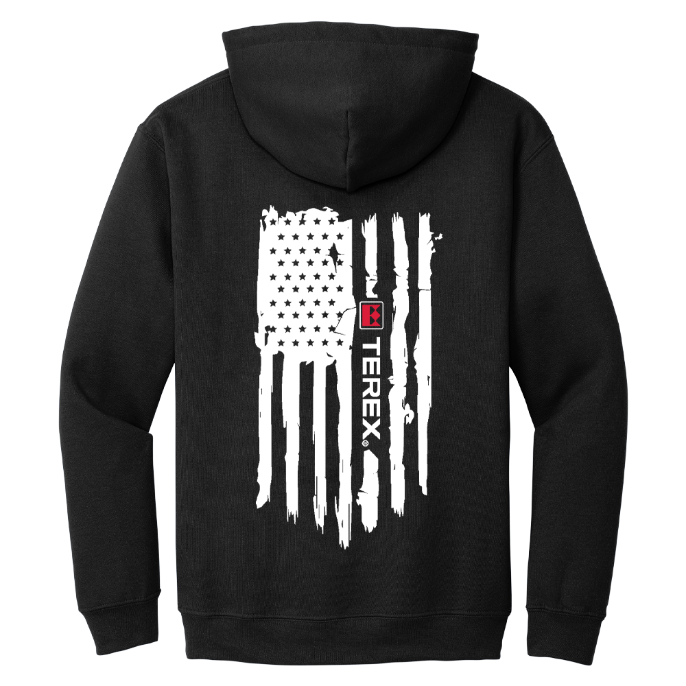 Gildan® - Heavy Blend™ Made in U.S.A. with Rugged Terex Flag Hooded Sweatshirt