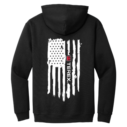Gildan® - Heavy Blend™ Made in U.S.A. with Rugged Terex Flag Hooded Sweatshirt
