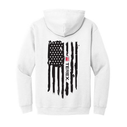 Gildan® - Heavy Blend™ Made in U.S.A. with Rugged Terex Flag Hooded Sweatshirt