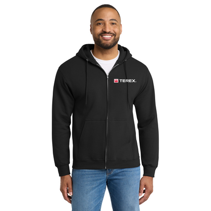 Port & Co™ Tall Essential Fleece Full-Zip Hooded Sweatshirt