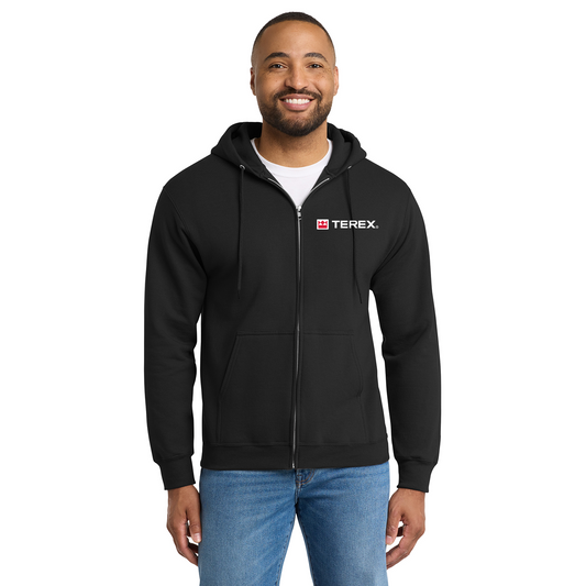 Port & Co™ Tall Essential Fleece Full-Zip Hooded Sweatshirt