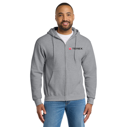 Port & Co™ Tall Essential Fleece Full-Zip Hooded Sweatshirt