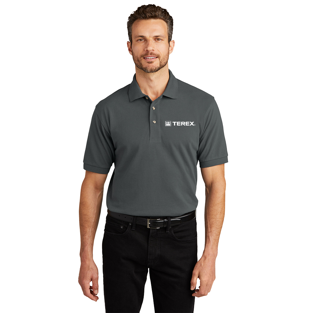 Port Authority® Heavyweight Cotton Pique Polo