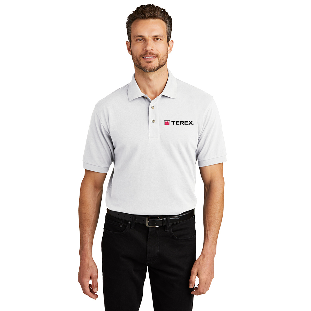 Port Authority® Heavyweight Cotton Pique Polo