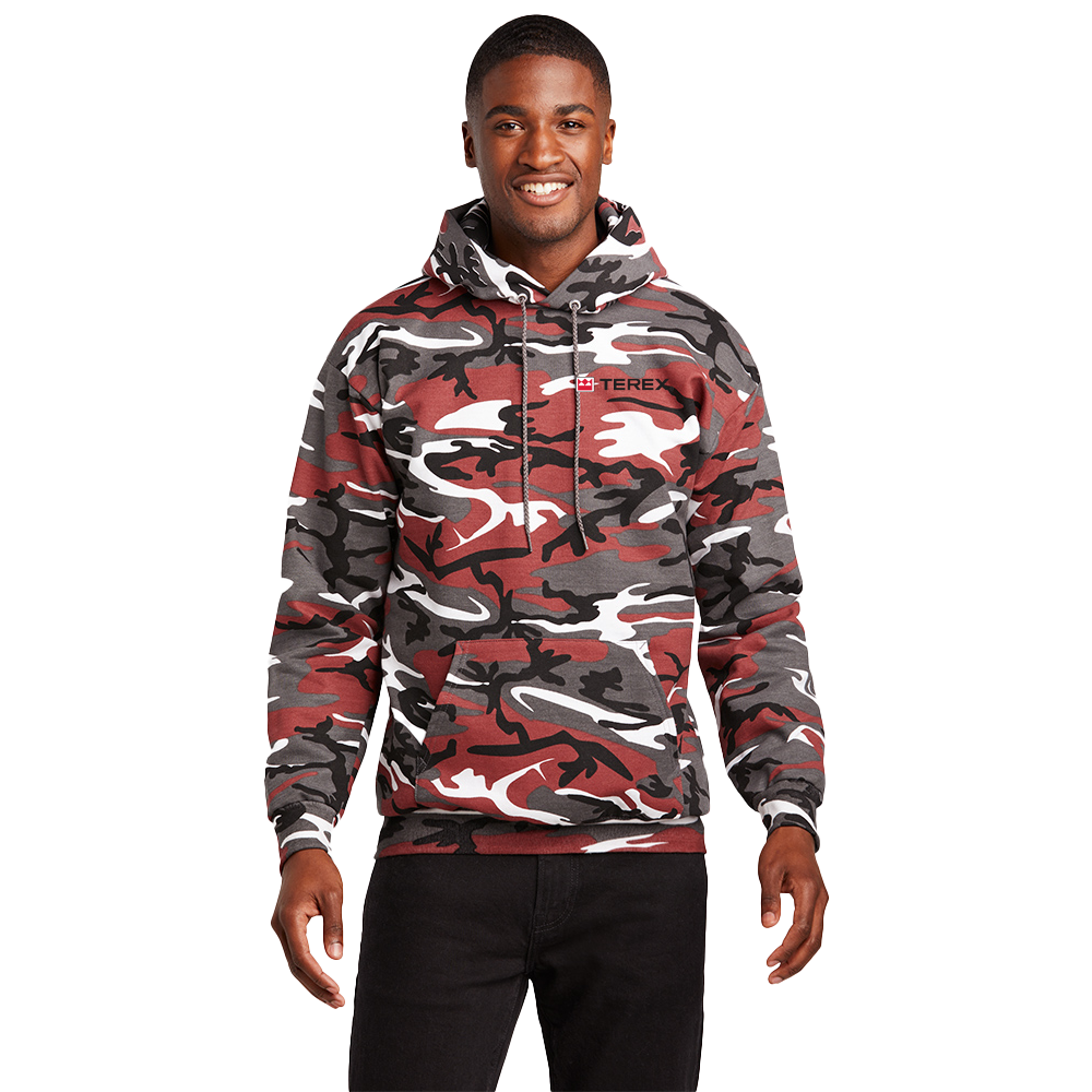 Port & Company Core Fleece Camo Pullover Hooded Sweatshirt