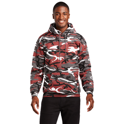 Port & Company Core Fleece Camo Pullover Hooded Sweatshirt