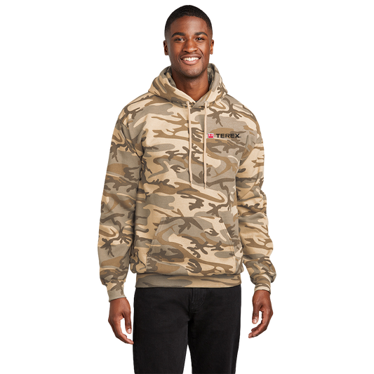 Port & Company Core Fleece Camo Pullover Hooded Sweatshirt