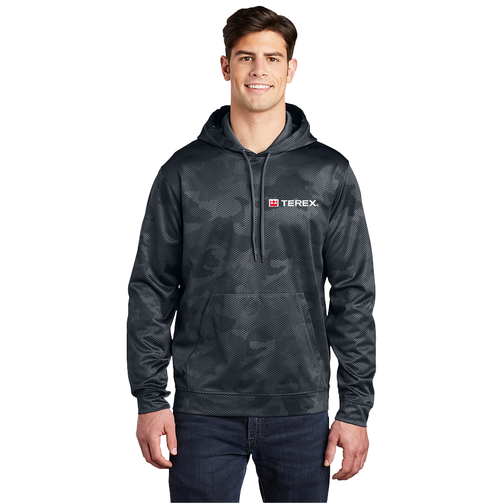 Sport-Tek Sport-Wick CamoHex Fleece Hooded Pullover