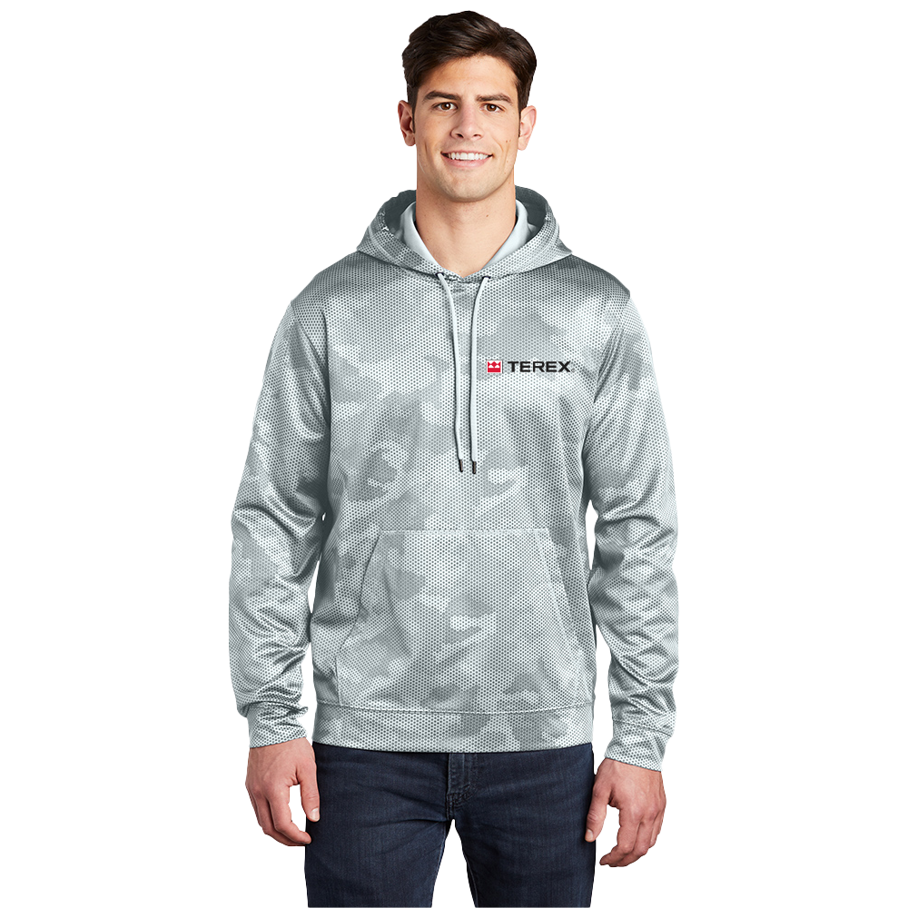 Sport-Tek Sport-Wick CamoHex Fleece Hooded Pullover