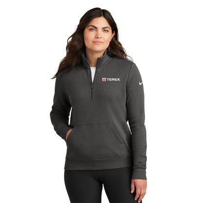 Nike Ladies Club Fleece Sleeve Swoosh 1/2-Zip – Terex Utilities Nike Ladies Club Fleece Sleeve Swoosh 1/2-Zip – Terex Utilities