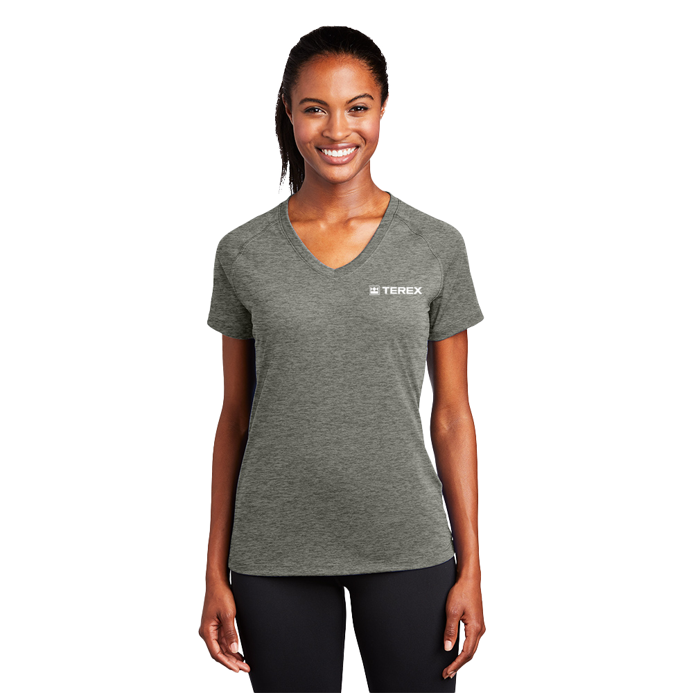 Sport Tek Ladies Ultimate Performance V-Neck