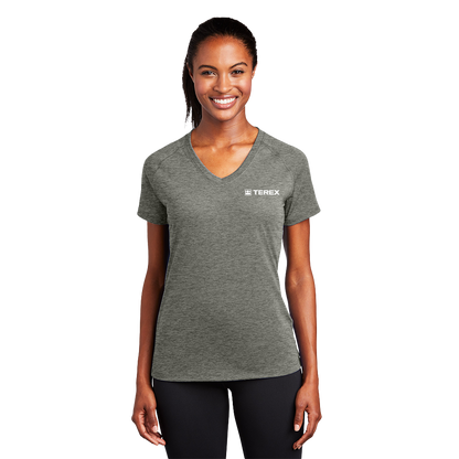 Sport Tek Ladies Ultimate Performance V-Neck