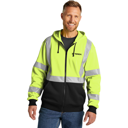 Corner Stone ANSI Class 3 Heavy- Duty Fleece Full-Zip Hoodie