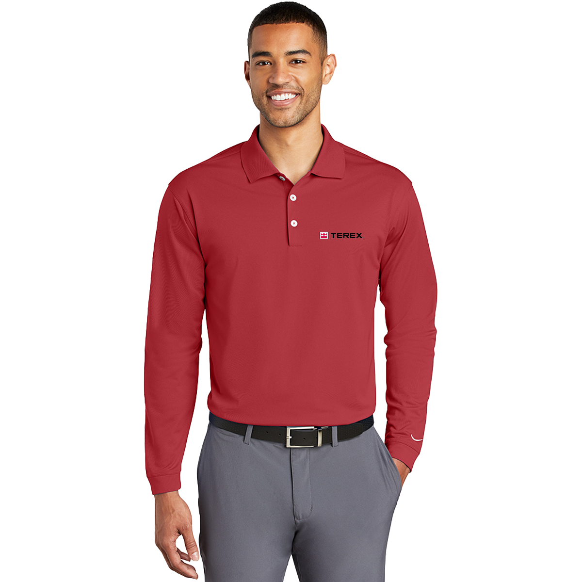 Nike Long Sleeve Dri-Fit Stretch Tech Polo