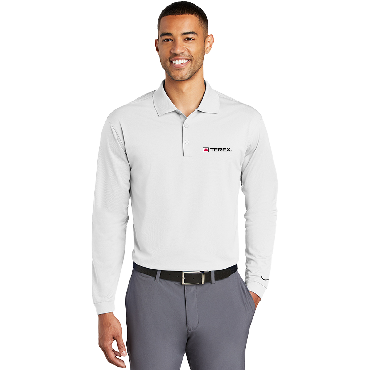 Nike Long Sleeve Dri-Fit Stretch Tech Polo