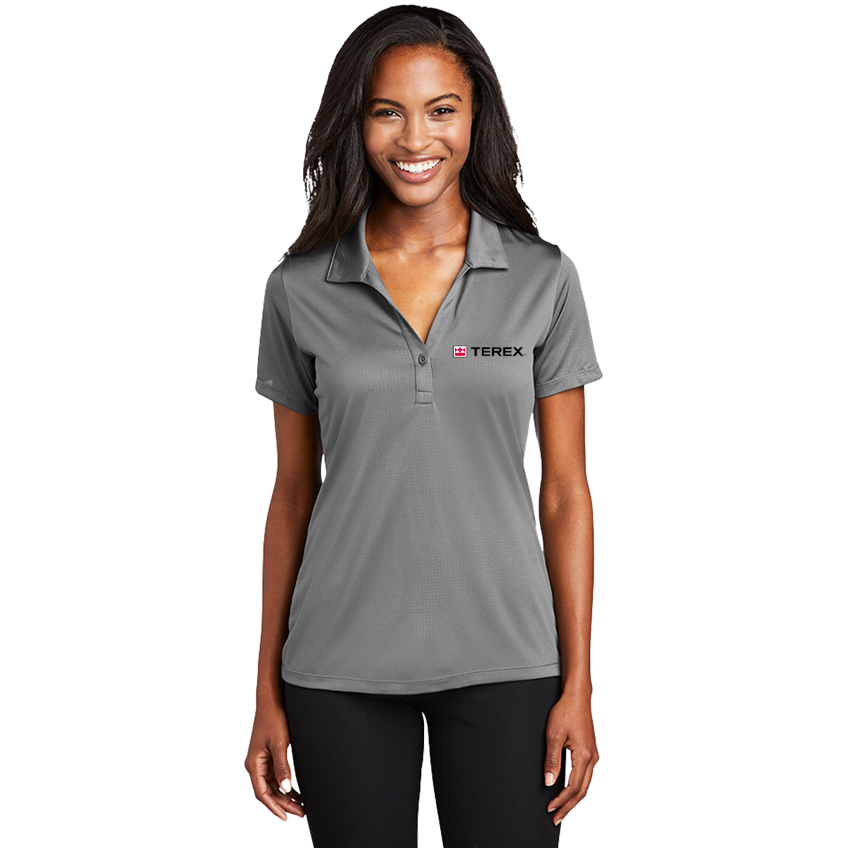 Sport-Tek Ladies Embossed PosiCharge Tough Polo